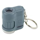 Ver imagem 2 de Microscópio Chaveiro Luz Led e Uv, Zoom de 20x Azul
