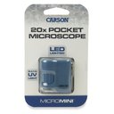 Ver imagem 6 de Microscópio Chaveiro Luz Led e Uv, Zoom de 20x Azul