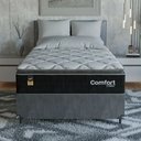 Ver imagem 6 de Cama Box Viúva + Colchão Comfort Class Pillow Top 128x188 Preto/suede Cinza