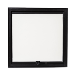 Vitrô Maxiar Janela Basculante para Banheiro Tamanho 50x50 em Alumínio Preto e Vidro Boreal - 2