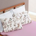 Ver imagem 3 de Jogo Lençol King 3 peças 100% Algodão Malha Penteada Quality:Butterfly