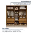 Ver imagem 4 de Guarda-Roupa 5 Portas 100% MDF Urbano