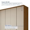 Guarda-roupa 5 Portas 100% Mdf Urbano - 16