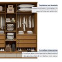 Ver mais imagens de Guarda Roupa Casal 5 Portas com 9 Gavetas 100% MDF Urbano