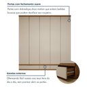 Ver imagem 7 de Guarda Roupa Casal 5 Portas com 9 Gavetas 100% MDF Urbano