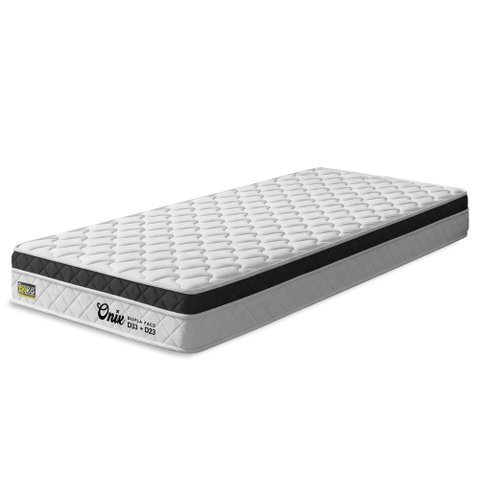 Colchão Solteiro Espuma Ortopédica Onix D33 88x188x20cm Hellen - Suporta até 120 kg