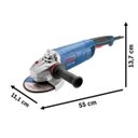 Ver imagem 5 de Esmerilhadeira Bosch GWS 28-180, 7", 2800 Watts - 220 Volts