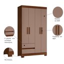 Ver imagem 2 de Armário de Quarto e Prateleiras 4 Portas