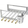 Churrasqueira Rotativa Arke CRIS06, com 5 espetos, Inox - 1