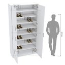 Ver imagem 6 de SAPATEIRA MÓDULO CLOSET COM PORTAS M530.B (9 PRATELEIRAS) MUNDI MOVEIS