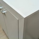 Ver mais imagens de Armário Balcão para Escritório Baixo 60cm 2 Portas ME4103 Tecno Mobili - Branco