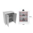 Ver imagem 4 de Armário Balcão para Escritório Baixo 60cm 2 Portas ME4103 Tecno Mobili - Branco