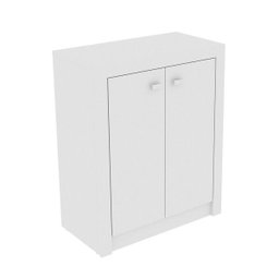 Armário Balcão para Escritório Baixo 60cm 2 Portas Me4103 Tecno Mobili - Branco - 3