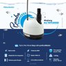 Bomba Submersa Minjiang Mj Wp 1800D 5500L/H Aquário 220V - 2