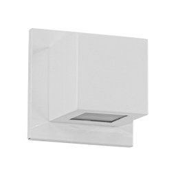 Arandela Box Cubo Pequena 2 Fachos Branca Parede Muro St1318 - 5