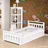 Cama Infantil Com Grade- Branco - 1