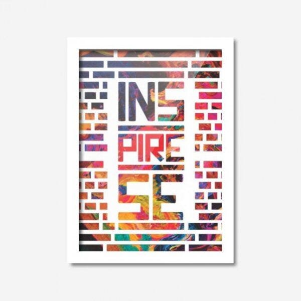 Quadro Decorativo Inspire-se 45cmx33cm Los Quadros - 1