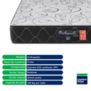 Ver imagem 2 de Colchão Solteiro Orthopedic 20 D33 Comfort Prime 78x20x188