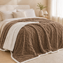 Ver imagem 2 de Manta Soft Jacquard Glamour 2,10m x 1,90m Marrom