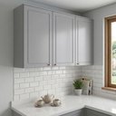 Ver imagem 1 de Armário Aéreo para Cozinha 3 Portas 120cm Americana Cinza Crystal