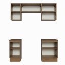 Ver imagem 6 de Armário de Cozinha Compacta 180cm Rustic/Branco Glamy Madesa 12