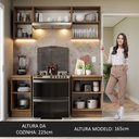 Ver imagem 7 de Armário de Cozinha Compacta 180cm Rustic/Branco Glamy Madesa 12