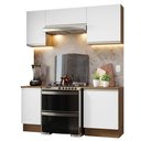 Ver imagem 3 de Armário de Cozinha Compacta 180cm Rustic/Branco Glamy Madesa 12