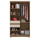 Ver imagem 2 de Guarda-Roupa Solteiro 6 Portas 2 Gavetas 2260 Demolição/Baunilha - Araplac