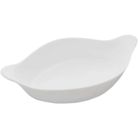 Assadeira Oval Branca Marinex Opaline de 1,4l Nadir