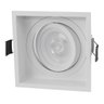 Spot Embutir Slim Frame Branco Ya002 Bella + LED AR70 ST2729 - 3