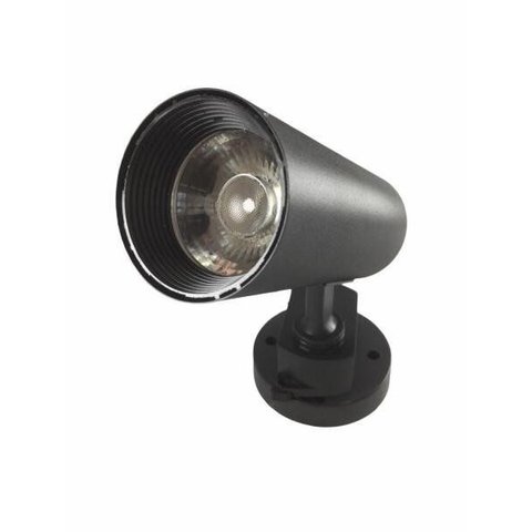 Luminária Spot Led Trilho 20w Preto Frio 6000k