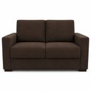 Ver imagem 7 de Sofá Namoradeira Moderno 3 Lugares Sala Estar Recepção Confortável Suede:Suede Marrom
