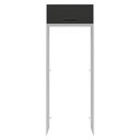 Ver imagem 6 de Porta-geladeira 83 Cm 1 Porta Basculante Branco/preto Agata Madesa