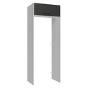 Ver imagem 1 de Porta-geladeira 83 Cm 1 Porta Basculante Branco/preto Agata Madesa