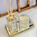 Ver imagem 4 de Vela Aromática Vanilla Baunilha Pote Vidro Luxo 180g Cera de Coco