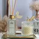 Ver imagem 6 de Vela Aromática Vanilla Baunilha Pote Vidro Luxo 180g Cera de Coco