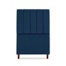 Cabeceira Estofada Cama Box Solteiro Carla 90cm com Frame Suede:azul Marinho - 3