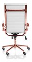 Ver imagem 4 de Cadeira de Escritório Giratoria Eames Branca - Alta | Rosé Gold