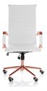Ver imagem 3 de Cadeira de Escritório Giratoria Eames Branca - Alta | Rosé Gold
