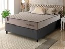 Ver imagem 1 de Conjunto Cama Box Espuma San Diego Bege Casal 138x188x67