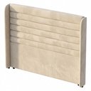 Ver mais imagens de Cabeceira Estofada para Cama Box Queen Sasha 160cm Moderna Suede Bege Claro - Desk Design