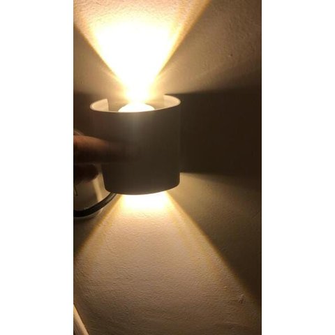 Led Lâmpada de Parede 6w Branco Spot Luz Moderna Decoração Casa