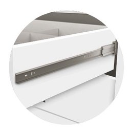 Quarto Infantil Bebe Berço e Roupeiro Domique Branco Acetinado Planet Bbay - 5