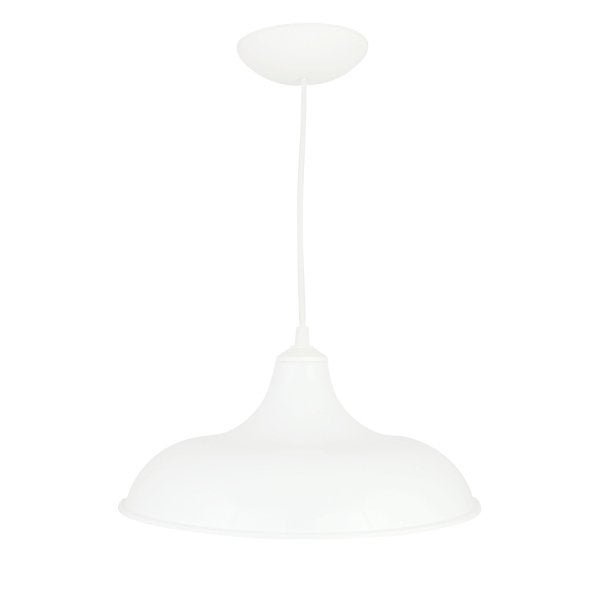 Luminária Pendente Orbital Decorativo E27 Plástico Cozinha Branco