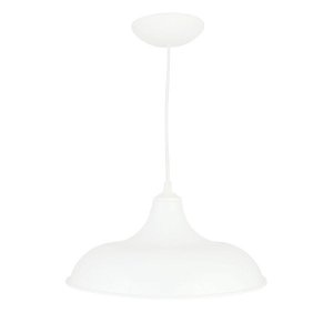 Luminária Pendente Orbital Decorativo E27 Plástico Cozinha Branco