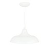 Luminária Pendente Orbital Decorativo E27 Plástico Cozinha Branco - 1