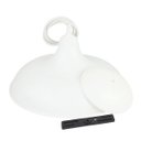 Ver imagem 3 de Luminária Pendente Orbital Decorativo E27 Plástico Cozinha Branco