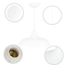 Ver imagem 5 de Luminária Pendente Orbital Decorativo E27 Plástico Cozinha Branco