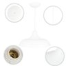Luminária Pendente Orbital Decorativo E27 Plástico Cozinha Branco - 5