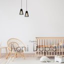 Ver imagem 2 de Luminária Pendente Duplo Madeira Koni 20cm Cr Soquete E27 Preto